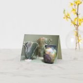 Pottery Design Note Kaart (Gele Bloem)