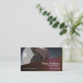 "Pottery Designer I" — keramiek Visitekaartje (Staand voorkant)