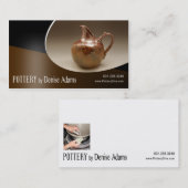 "Pottery Designer II" — keramiek Visitekaartje (Voorkant / Achterkant)