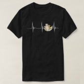 Pottery Handmade Heartbeat EKG Pulse Pottery Maker T-shirt (Design voorkant)