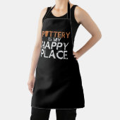 Pottery Joke Happy Place Ceramics Clayware Schort (Insitu)