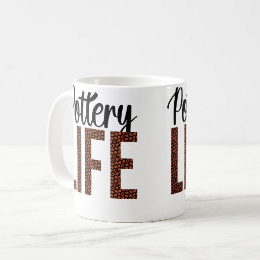 Pottery Life Ceramic Pottery Ceramics Pottery Make Koffiemok (Voorkant links)