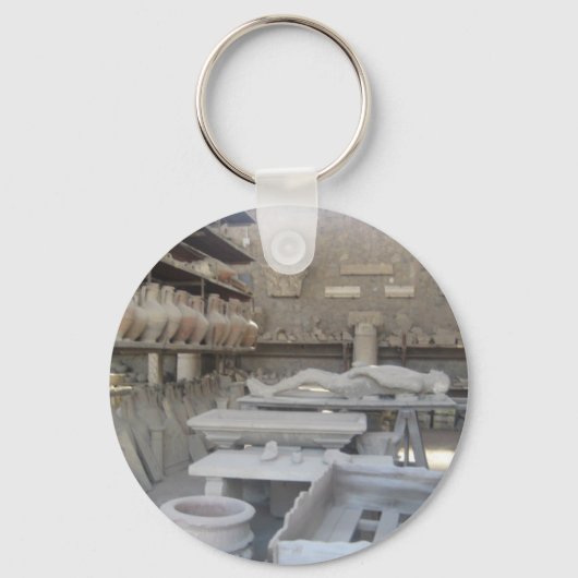 Pottery Room in Pompeii Sleutelhanger (Voorkant)