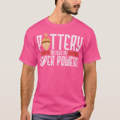 Pottery Unlocks My Superpowers Clay Ceramic Artist T-shirt (Voorkant)