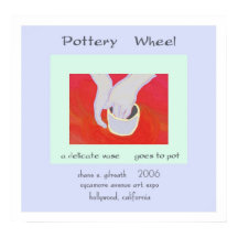 Pottery Wheel Haiku Art Print