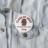 Pottsgrove High School Button Logo Custom Personal (In situ)