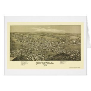 Pottsville, PA Panoramic Map - 1889