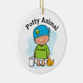 Potty Animal Boy Ornament (Rechts)