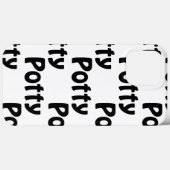 Potty Case-Mate iPhone Case (Achterkant (horizontaal))