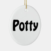 Potty Keramisch Ornament (Rechts)