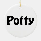 Potty Keramisch Ornament (Achterkant)