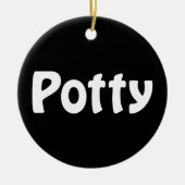 Potty Keramisch Ornament (Voorkant)
