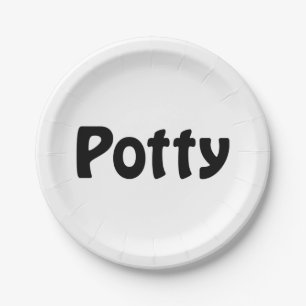 Potty Papieren Bordje