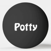 Potty Ping Pong Ball (Achterkant)