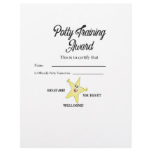 Potty Training Award