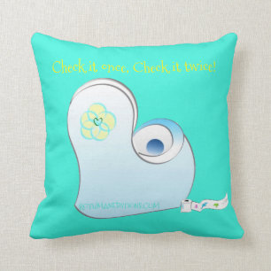 Potty Training Poop~A~Doo Pillow Kussen