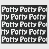 Potty Wrapping Paper Cadeaupapier (Vlak)
