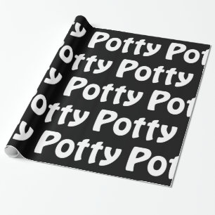 Potty Wrapping Paper Cadeaupapier