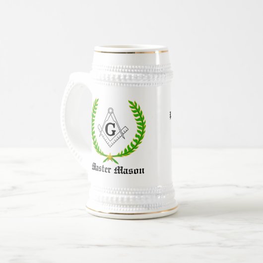 Potunk Master Mason Stein Bierpul (Voorkant links)