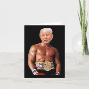 Potus President Donald Trump Boxer Boxer Boxen Kaart