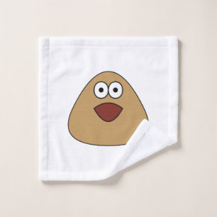 Pou Excité - Serviette Visage