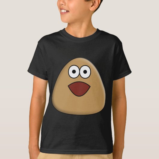 Pou Excitée - T-shirt enfant - Couleurs foncées (Devant)