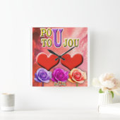 Pou Toujou Vierkante Klok (Huis)