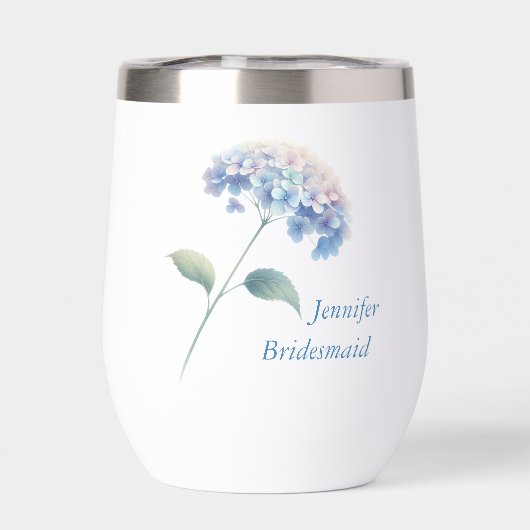 Poubelle à vin Hydrangea Bridesmaid (Arrière)