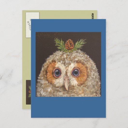 poubelle avec carte postale tamarack (Devant / Derrière)