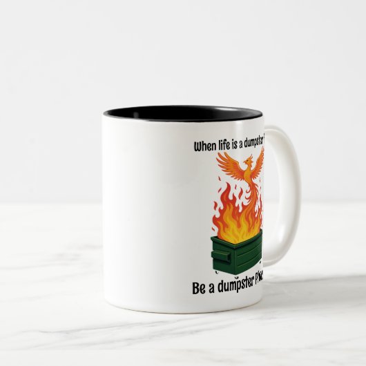 Poubelle Phoenix tasse (Devant droit)