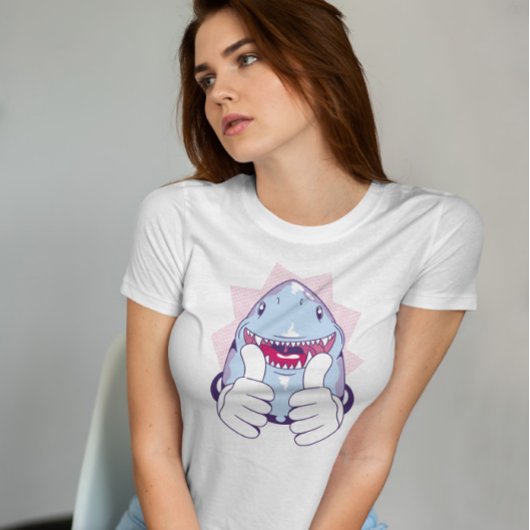 Pouces haut requin