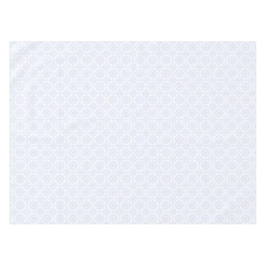 Poudre Bleu Bambou Motif asiatique nappe | Eleg (Devant (Horizontal))