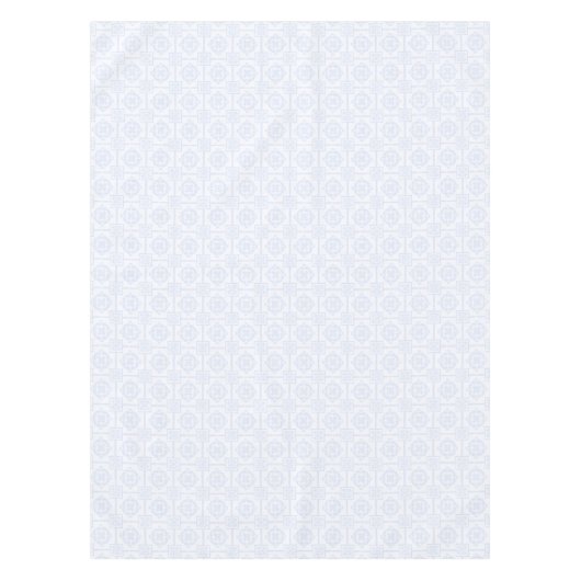 Poudre Bleu Bambou Motif asiatique nappe | Eleg (Devant)