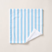 Poudre Bleu Tirages de Cabane Monogramme Initiale (Gant de toilette)