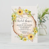 Poudre de soleil rustique invitation à la douche n (Debout devant)