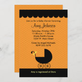 Poudre d'Halloween Douche bébé Invitations (Devant / Derrière)