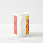 Poudre et Orange Wallflowers Bone China Mug (Dos)