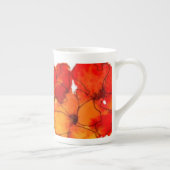 Poudre et Orange Wallflowers Bone China Mug (Droite)