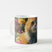 Poudre fect Chat Cartoon Mug (Devant gauche)