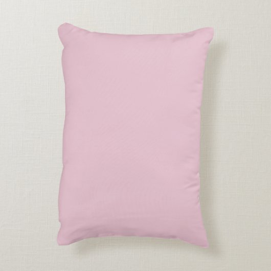 poudre rose clair couleur uni coussin (Dos(Vertical))