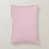 poudre rose clair couleur uni coussin (Devant(Vertical))
