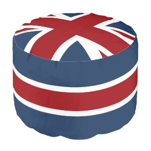 Poufs Drapeau Anglais Zazzle Be