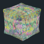 Pouf Claude Monet - Le jardin d'Iris à Giverny<br><div class="desc">Jardin d'Iris à Giverny / Jardin d'Artiste à Giverny - Claude Monet,  1899-1900</div>