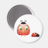 poule B a Ladybug Magnet (Recto/Verso)