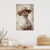 Poule de Pâques en impression de chapeau, impressi (Cuisine)