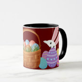 Poule de Pâques et Mug de panier d'oeufs (Devant droit)