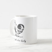 Poule folle Lady Mug (Devant gauche)