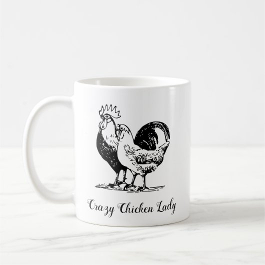 Poule folle Lady Mug (Gauche)