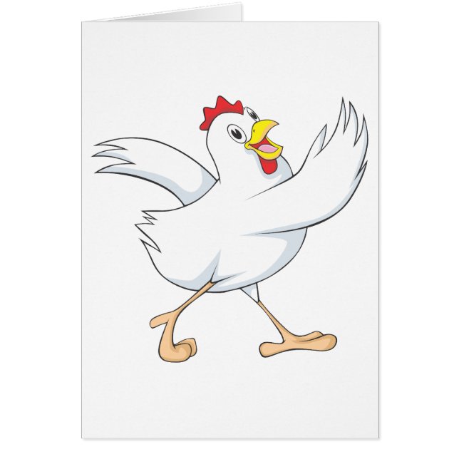 Poule heureuse de poulet (Devant)