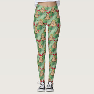 poule renne donald trump leggings